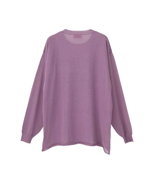 HYSTERIC GLAMOUR(ヒステリックグラマー)の「CAT FEEVER プルオーバー(ニット/セーター・レディース・ブラック/パープル/ベージュ・FREE)」の6枚目の写真