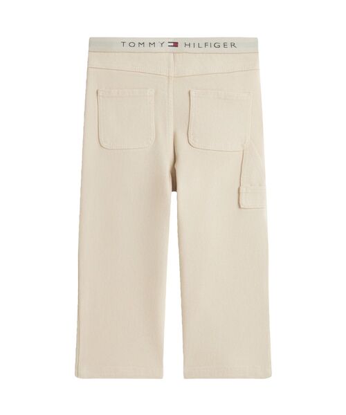 TOMMY HILFIGER(トミーヒルフィガー)の「BABY トミーカラーデニムパンツ(デニムパンツ・キッズ・ベージュ・90cm/80cm)」の1枚目の写真