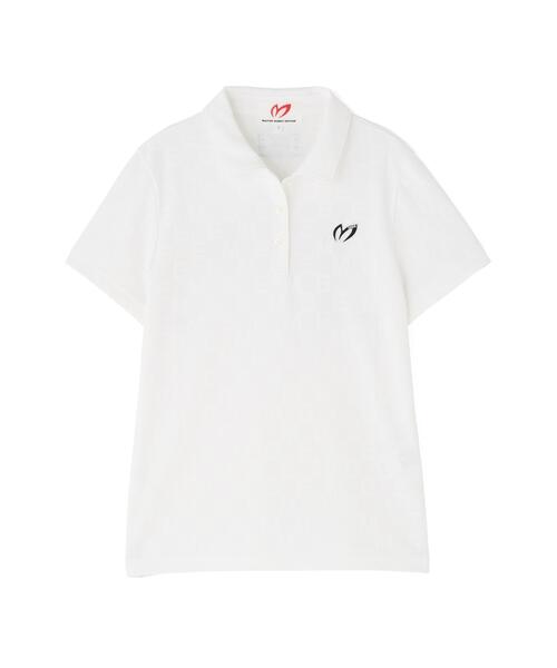 MASTER BUNNY EDITION（マスターバニーエディション）の「凸凹ジャガード（ポロシャツ・レディース・グレー系その他/ホワイト/ブラック・SMALL/LARGE/MEDIUM）」の2枚目の写真