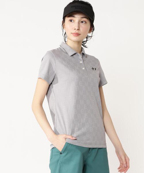 MASTER BUNNY EDITION（マスターバニーエディション）の「凸凹ジャガード（ポロシャツ・レディース・グレー系その他/ホワイト/ブラック・SMALL/LARGE/MEDIUM）」の4枚目の写真