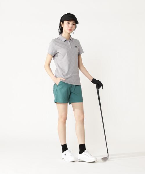 MASTER BUNNY EDITION（マスターバニーエディション）の「凸凹ジャガード（ポロシャツ・レディース・グレー系その他/ホワイト/ブラック・SMALL/LARGE/MEDIUM）」の6枚目の写真