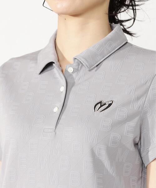 MASTER BUNNY EDITION（マスターバニーエディション）の「凸凹ジャガード（ポロシャツ・レディース・グレー系その他/ホワイト/ブラック・SMALL/LARGE/MEDIUM）」の10枚目の写真