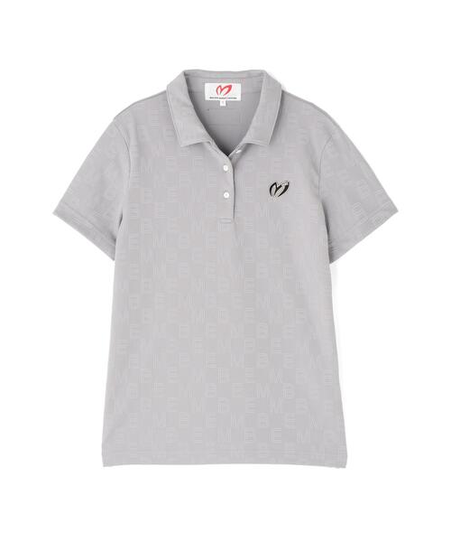 MASTER BUNNY EDITION（マスターバニーエディション）の「凸凹ジャガード（ポロシャツ・レディース・グレー系その他/ホワイト/ブラック・SMALL/LARGE/MEDIUM）」の14枚目の写真