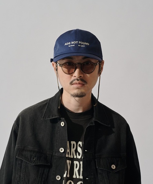 CPH(シーピーエイチ)の「【CPH】6panel cap ads not found(キャップ・メンズ・ブラック/ネイビー・FREE)」の7枚目の写真