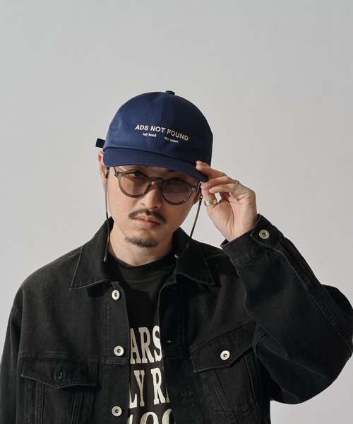 CPH(シーピーエイチ)の「【CPH】6panel cap ads not found(キャップ・メンズ・ブラック/ネイビー・FREE)」の8枚目の写真