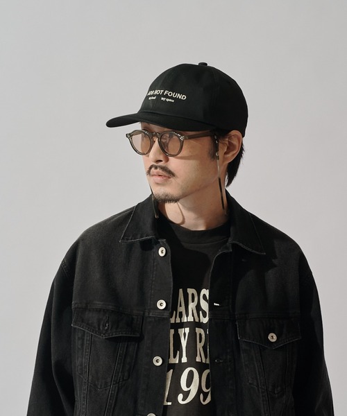 CPH(シーピーエイチ)の「【CPH】6panel cap ads not found(キャップ・メンズ・ブラック/ネイビー・FREE)」の4枚目の写真