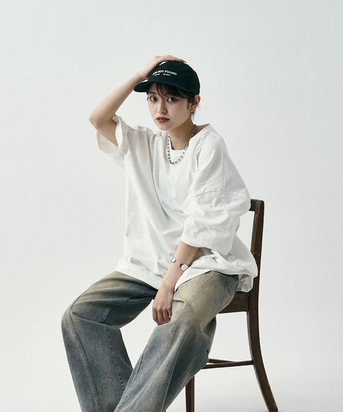 CPH(シーピーエイチ)の「【CPH】6panel cap ads not found(キャップ・メンズ・ブラック/ネイビー・FREE)」の11枚目の写真