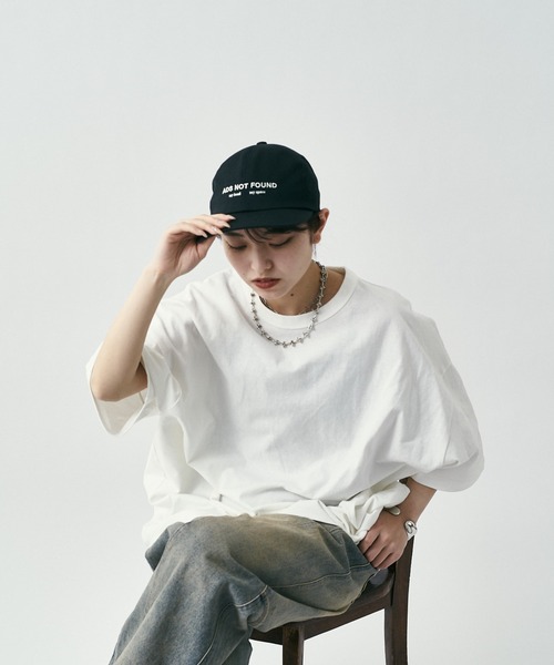 CPH(シーピーエイチ)の「【CPH】6panel cap ads not found(キャップ・メンズ・ブラック/ネイビー・FREE)」の12枚目の写真