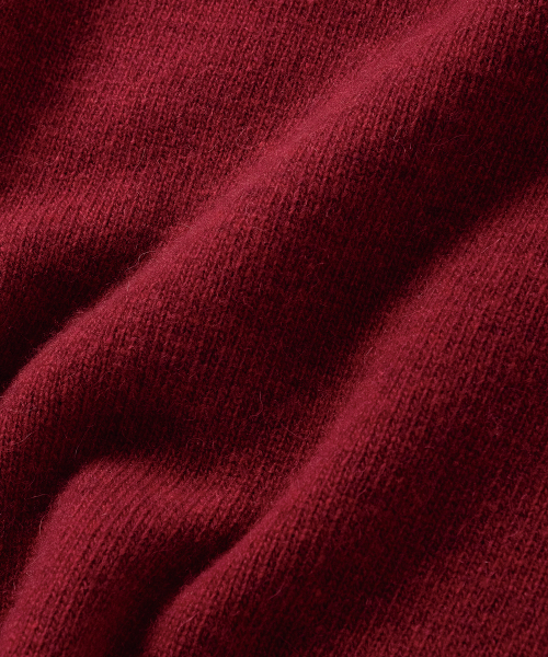 NONBLANK（ノンブランク）の「デイリーウールカシミヤクルーネックニット_ワイン（ニット/セーター・メンズ・ワイン・MEDIUM/LARGE/X-LARGE）」の6枚目の写真
