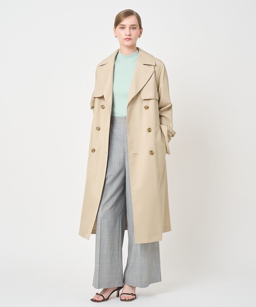 ANAYI(アナイ)の「スラブドビーDカン付きパンツ〈セットアップ対応商品〉(その他パンツ・レディース・ネイビー/ライトグレー・38/36)」の16枚目の写真