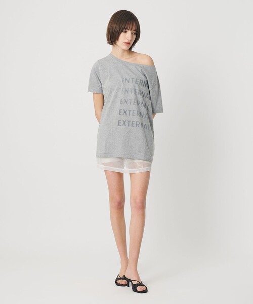 ATTISESSION（アティセッション）の「＜ATTISESSION＞スパンコール ミニスカート（スカート・レディース・ブラック/オフホワイト・FREE）」の7枚目の写真