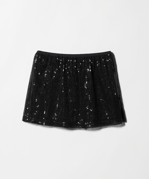 ATTISESSION（アティセッション）の「＜ATTISESSION＞スパンコール ミニスカート（スカート・レディース・ブラック/オフホワイト・FREE）」の11枚目の写真