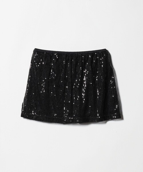 ATTISESSION（アティセッション）の「＜ATTISESSION＞スパンコール ミニスカート（スカート・レディース・ブラック/オフホワイト・FREE）」の12枚目の写真