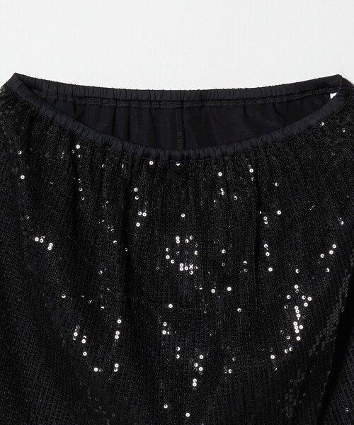 ATTISESSION（アティセッション）の「＜ATTISESSION＞スパンコール ミニスカート（スカート・レディース・ブラック/オフホワイト・FREE）」の14枚目の写真