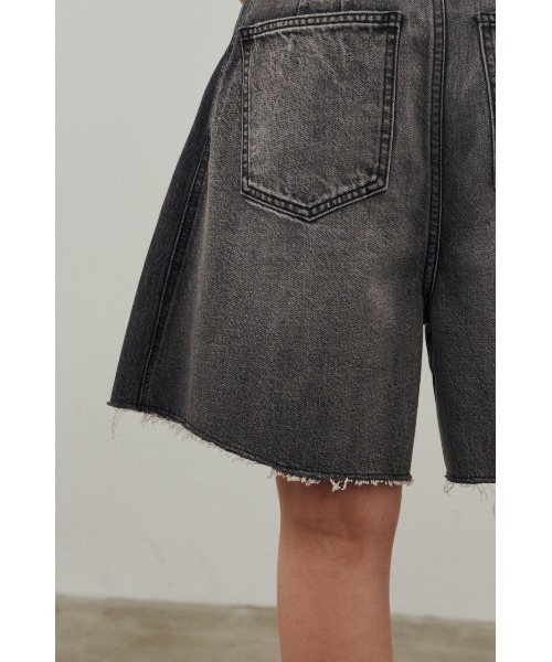 STYLEMIXER（スタイルミキサー）の「カットオフハーフデニム（デニムパンツ・レディース・ブラック/ブルー・SMALL/MEDIUM）」の21枚目の写真