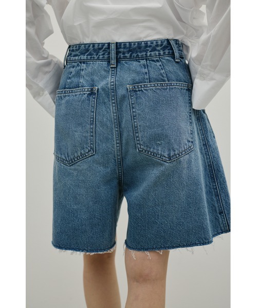 STYLEMIXER（スタイルミキサー）の「カットオフハーフデニム（デニムパンツ・レディース・ブラック/ブルー・SMALL/MEDIUM）」の12枚目の写真