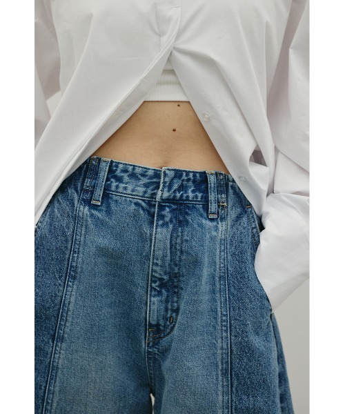STYLEMIXER（スタイルミキサー）の「カットオフハーフデニム（デニムパンツ・レディース・ブラック/ブルー・SMALL/MEDIUM）」の13枚目の写真