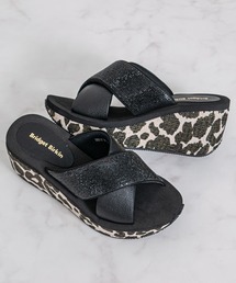 Bridget Birkin | 【Bridget Birkin】厚底ウェッジクロスベルトサンダル(562127)(サンダル)