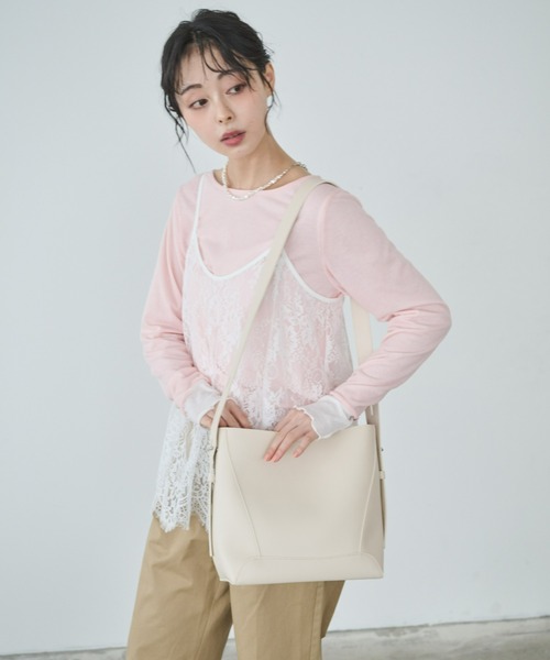 Anclear oui(アンクリアウィ)の「ワンショルダーバッグ(ショルダーバッグ・レディース・White/Black/Beige・F)」の22枚目の写真