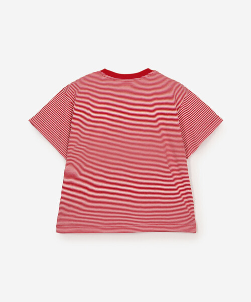 DANTON(ダントン)の「DANTON | クルーネック Tシャツ STRIPE WOMEN(Tシャツ/カットソー・レディース・レッド系その他/ブルー系その他/ブルー系その他5・M/S)」の5枚目の写真