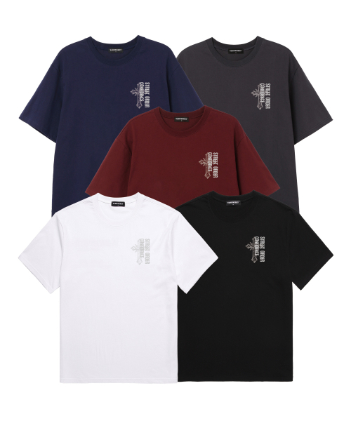 VANNWORKS(バンワークス)の「MINI CONFIDENCE 半袖Tシャツ (VS0134) バーガンディ(Tシャツ/カットソー・メンズ・その他・SMALL/MEDIUM/LARGE/X-LARGE/XX-LARGE)」の4枚目の写真
