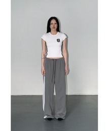 EYEER（イワイイアル）の「SHIELD LOGO SHORT SLEEVE TOP（チューブトップ）」
