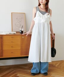 【WEB限定】フリルキャミチュニック