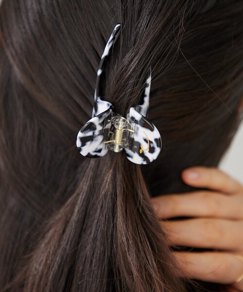 BIRTHDAY BAR(バースデイバー)の「Actually アセチヘアバンス S(バレッタ/ヘアクリップ・レディース・ブラウン/ホワイト・0)」の6枚目の写真
