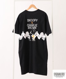 PEANUTS プリントスーパーBIG Tシャツ 半袖