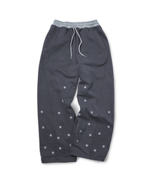 GARMENTS FAB（ガーメンツファブ）の「Star Applique Sweatpants (BLACK)（スウェットパンツ）」