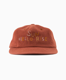 HELLO SUNRISE（ハローサンライズ）の「HS Doodle Logo RX 6P Cap_Terracotta（キャップ）」