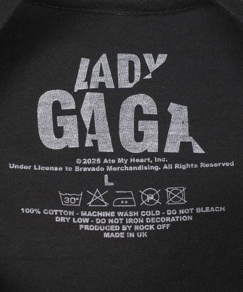 ROCK-OFF(ロックオフ)の「【ROCK-OFF】【3】LADY GAGA FAME T-SHIRTS(Tシャツ/カットソー・メンズ・ブラック・X-LARGE/LARGE/MEDIUM)」の7枚目の写真