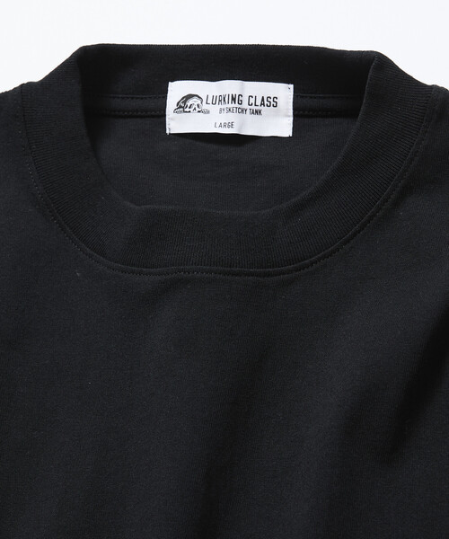 LURKING CLASS（ラーキングクラス）の「限定展開 LURKING CLASS/ラーキングクラス LURKING CLASS×FREAK'S STORE 別注 ヴィンテージ加工 プリント Tシャツ /GOOD TIMES BAD FRND HAND（Tシャツ/カットソー・メンズ・ブラック/ホワイト・MEDIUM/X-LARGE/LARGE）」の7枚目の写真