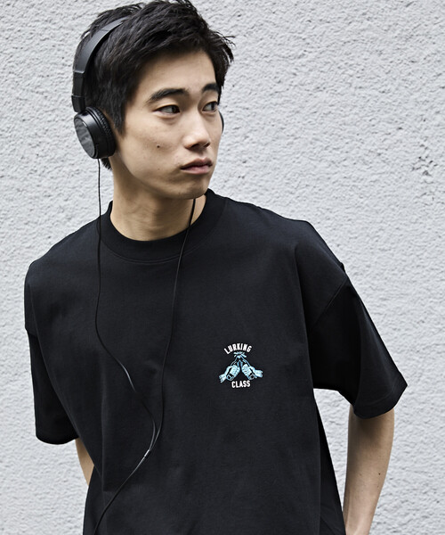 LURKING CLASS（ラーキングクラス）の「限定展開 LURKING CLASS/ラーキングクラス LURKING CLASS×FREAK'S STORE 別注 ヴィンテージ加工 プリント Tシャツ /GOOD TIMES BAD FRND HAND（Tシャツ/カットソー・メンズ・ブラック/ホワイト・MEDIUM/X-LARGE/LARGE）」の19枚目の写真