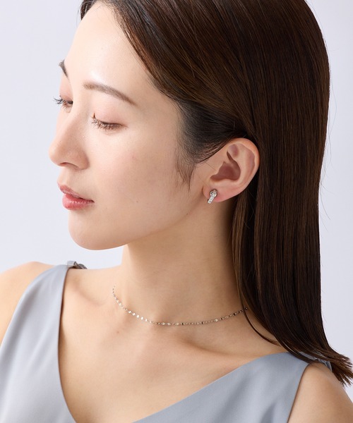 CALIN STANDARD(カリンスタンダード)の「◆金属アレルギー対応◆◆made in japan◆【痛くない】【落ちにくい】【片手で簡単】 ビジューライン マグネットイヤリング(イヤリング・レディース・ゴールド/シルバー・FREE)」の3枚目の写真