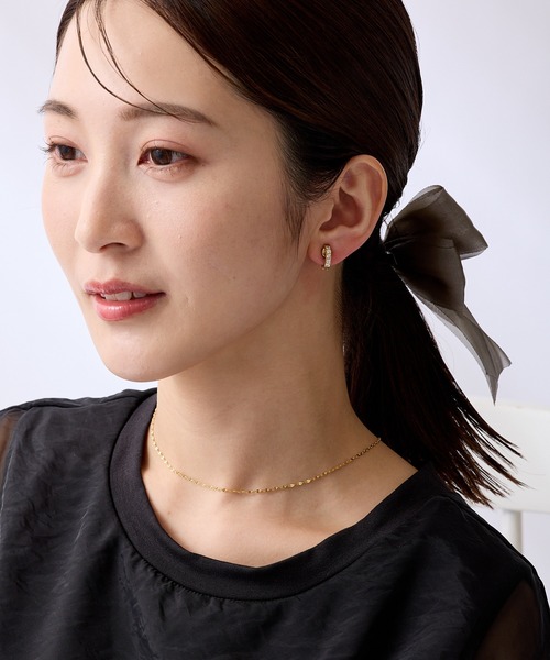 CALIN STANDARD(カリンスタンダード)の「◆金属アレルギー対応◆◆made in japan◆【痛くない】【落ちにくい】【片手で簡単】 ビジューライン マグネットイヤリング(イヤリング・レディース・ゴールド/シルバー・FREE)」の11枚目の写真