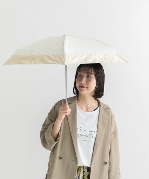 Wpc.(ダブリュピーシー)の「Green Parks×Wpc.コンパクト日傘(折りたたみ傘・レディース・ブラウン/ベージュ/グレー・FREE)」の3枚目の写真