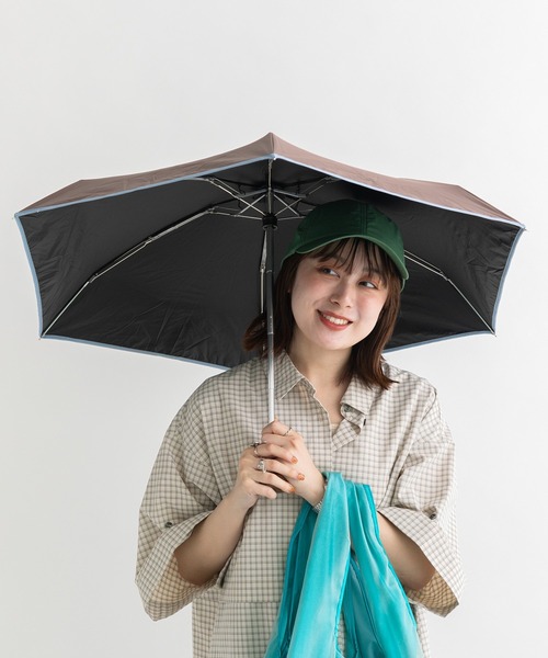 Wpc.(ダブリュピーシー)の「Green Parks×Wpc.コンパクト日傘(折りたたみ傘・レディース・ブラウン/ベージュ/グレー・FREE)」の9枚目の写真