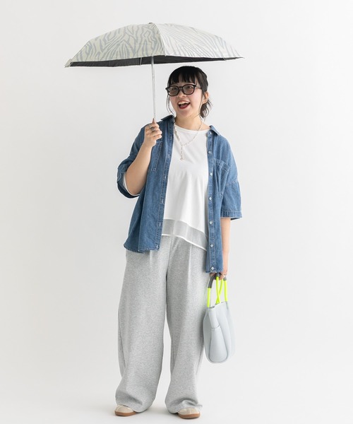 Wpc.(ダブリュピーシー)の「Green Parks×Wpc.コンパクト日傘(折りたたみ傘・レディース・ブラウン/ベージュ/グレー・FREE)」の11枚目の写真