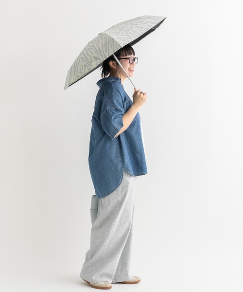 Wpc.(ダブリュピーシー)の「Green Parks×Wpc.コンパクト日傘(折りたたみ傘・レディース・ブラウン/ベージュ/グレー・FREE)」の13枚目の写真