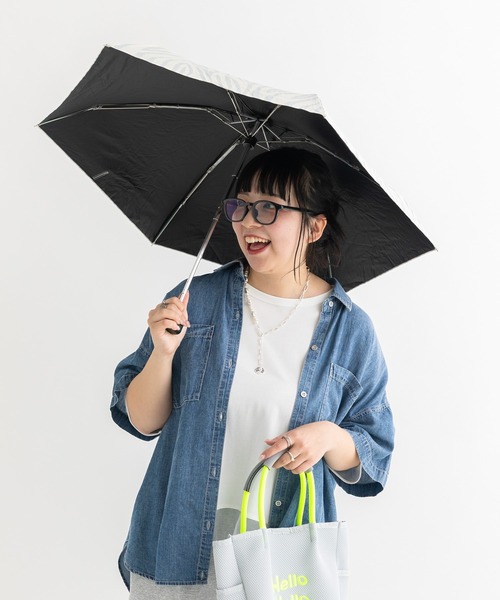 Wpc.(ダブリュピーシー)の「Green Parks×Wpc.コンパクト日傘(折りたたみ傘・レディース・ブラウン/ベージュ/グレー・FREE)」の14枚目の写真