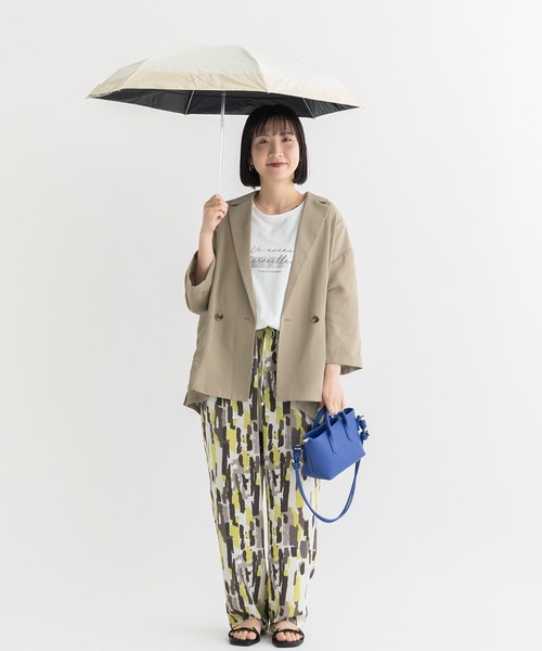Wpc.(ダブリュピーシー)の「Green Parks×Wpc.コンパクト日傘(折りたたみ傘・レディース・ブラウン/ベージュ/グレー・FREE)」の16枚目の写真