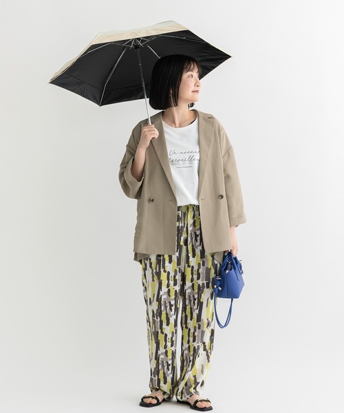 Wpc.(ダブリュピーシー)の「Green Parks×Wpc.コンパクト日傘(折りたたみ傘・レディース・ブラウン/ベージュ/グレー・FREE)」の17枚目の写真