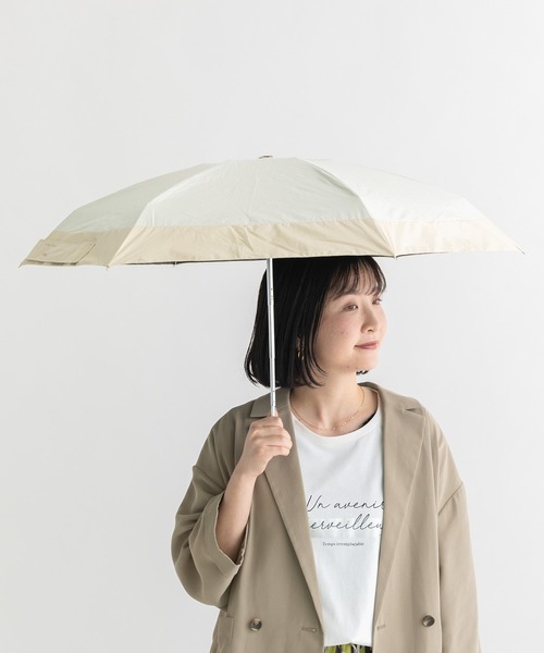 Wpc.(ダブリュピーシー)の「Green Parks×Wpc.コンパクト日傘(折りたたみ傘・レディース・ブラウン/ベージュ/グレー・FREE)」の19枚目の写真