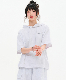 共用クーリングコットン半袖フードTシャツ-FBRU5812D0E