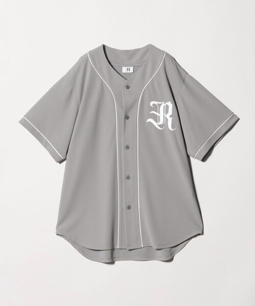 ER(イーアール)の「<ER>メッシュ ベースボール シャツ(カーディガン/ボレロ・レディース・ネイビー/グレー系・S/M)」の13枚目の写真