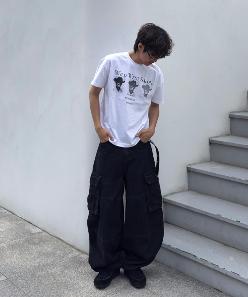 JUAN HOMME（ジュアンオム）の「ワイルドウェストサロン ハーフスリーブ (ホワイト)（Tシャツ/カットソー・メンズ・その他・SMALL/MEDIUM/LARGE）」の8枚目の写真