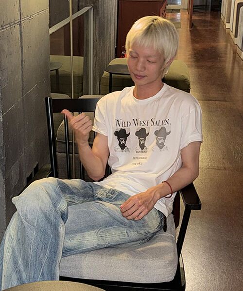 JUAN HOMME（ジュアンオム）の「ワイルドウェストサロン ハーフスリーブ (ホワイト)（Tシャツ/カットソー・メンズ・その他・SMALL/MEDIUM/LARGE）」の11枚目の写真