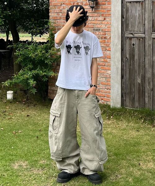 JUAN HOMME（ジュアンオム）の「ワイルドウェストサロン ハーフスリーブ (ホワイト)（Tシャツ/カットソー・メンズ・その他・SMALL/MEDIUM/LARGE）」の12枚目の写真