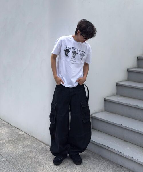JUAN HOMME（ジュアンオム）の「ワイルドウェストサロン ハーフスリーブ (ホワイト)（Tシャツ/カットソー・メンズ・その他・SMALL/MEDIUM/LARGE）」の13枚目の写真